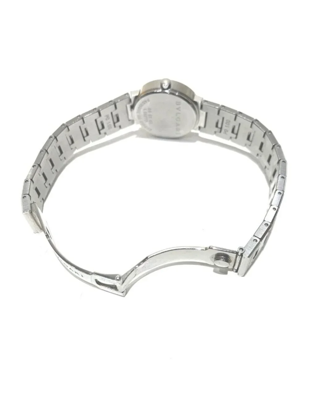 Bvlgari Watch SS Quartz Black Dial
